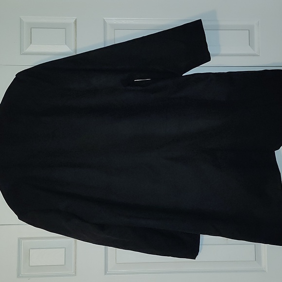 Women's Wool Black Coat- 3X - Picture 6 of 8